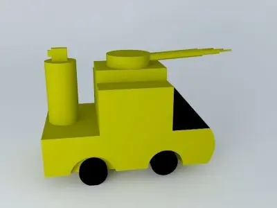 army car Free 3D model