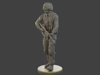 CzechSlovak Police Tactical Unit CPTU1 004 3D print model