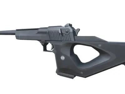 46-Desert Eagle gun model 3d game ready model Low-poly 3D model Low-poly 3D model