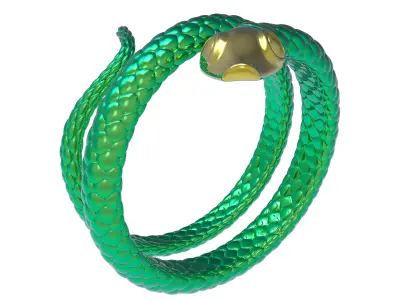 snake ring 3D model