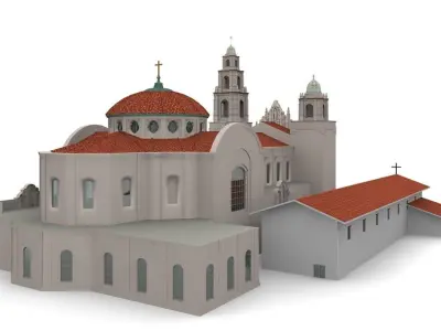 Mission San Francisco Asis 3D model