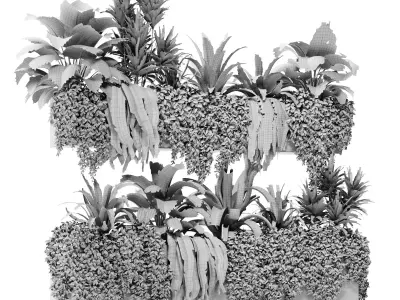 outdoor plant M04 3D model