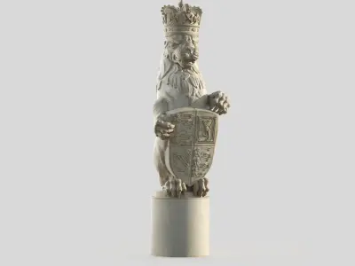 Queen Beasts 3D model