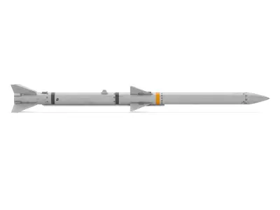AIM-120 AMRAAM Beyond-Visual-Range Missile 3D model
