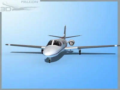 Falcon3D Citation V C560 F08 3D model