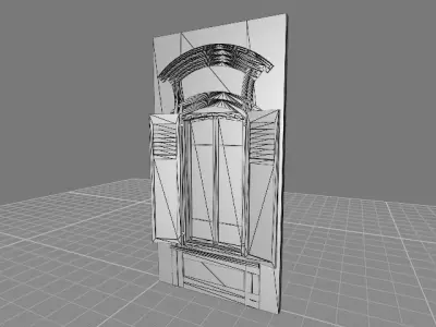 Classic 4 window 3D model