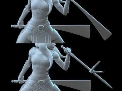 Ahsoka Tano - Clone Wars ashoka 3D print model