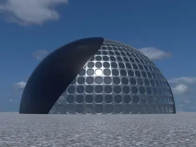 Geodesic Dome 3D Model Collection