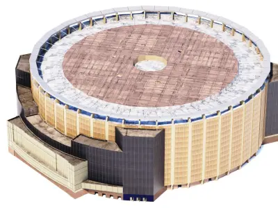 Madison Square Garden Low-poly 3D model