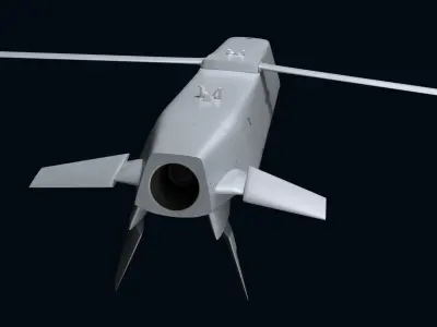 AKF-98A Missile 3D model