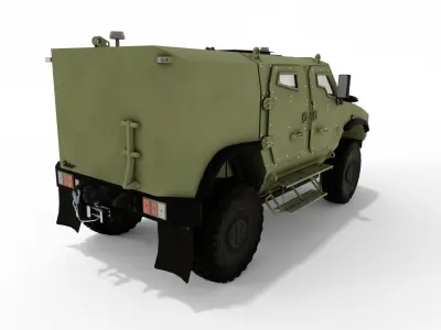 Gerlach Armoured Vehicle 3D model
