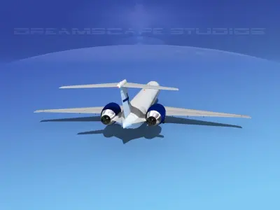 McDonnell Douglas MD83 Finnair 3D model