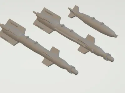MK-81 BASED BOMBS 1-72 SCALE MODEL 3D print model
