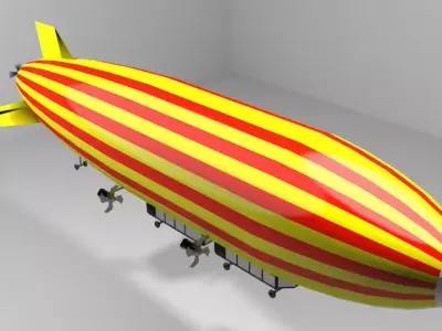 Zeppelin - Commercial 3D model