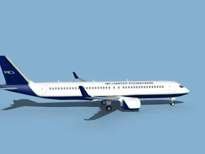 Airbus A220-300 Air Charter Intl 3D model