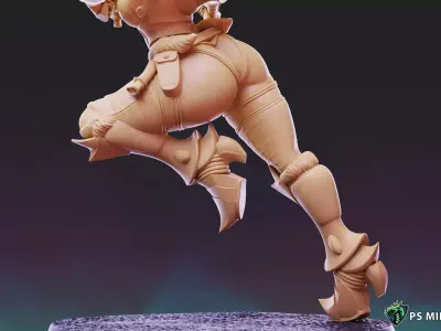 Dark Space Elves - Witches - Pose 4 3D print model
