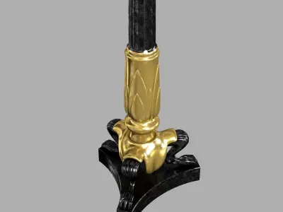 Tripod Candelabrum Table Lamp by vaughan 3D model