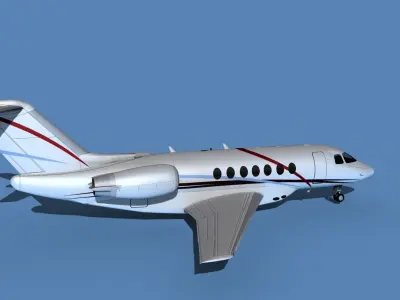 Hawker Siddley 4000 V08 3D model