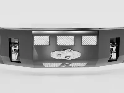 BUMPER KELDERMAN FRONT FOR F250 2017 3D model