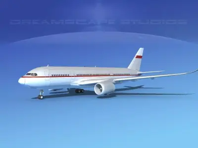 Airbus A350-800 Corporate 2 3D model