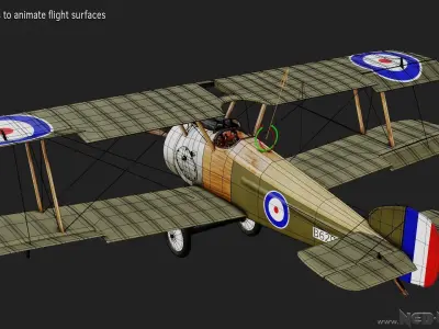 Sopwith Camel F1 3D model