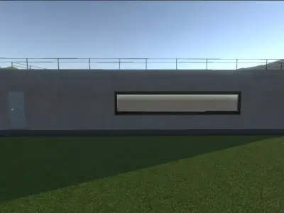 Military Control Building - Game Ready 3D Model PBR Low Poly Low-poly 3D model