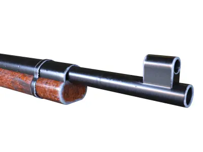 gun vintage 3 3D model
