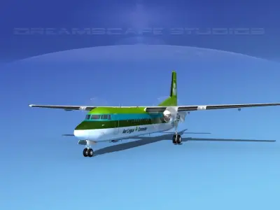 Fokker F-60 Aer Lingus 3D model