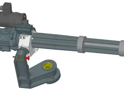 m134 minigun 3D model