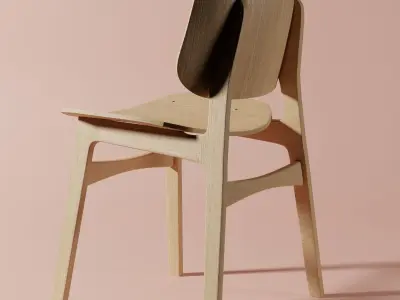 Chair wooden Free 3D model order