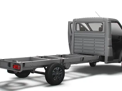 RAM Promaster Chassis HQInterior SCab 4035WBXL 2023 3D model