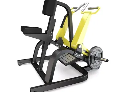 Technogym - Plate Loaded - Row 3D model