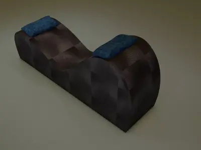 Love Bed Free 3D model