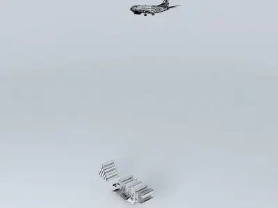 IAMC Boeing 737 300F  2322 Free 3D model