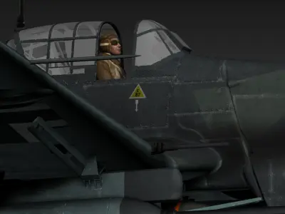 Ju87D - Ju87G2 Stuka 3D model