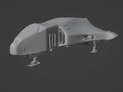 Sci-Fi Spaceship - DeLacy Cutlass Mk1 3D model