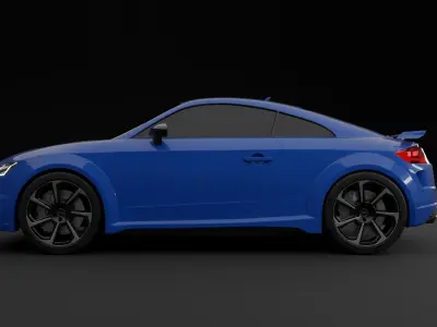 Audi TT RS 2019 Free 3D model