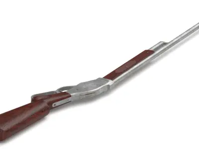 Shotgun Winchester 1887 3D model