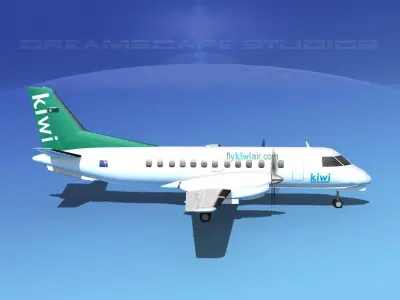 SAAB SF340 Kiwi Air 3D model