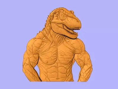 T REX MUSCULO  3D model