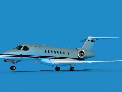 Cessna Citation C700 Longitude V07 3D model