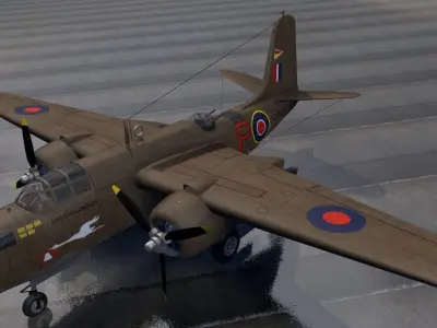 Douglas A-20J Havoc - Boston Mk-5 3D model