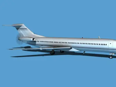 Boeing 7X7-2 Jet Fan V202 3D model