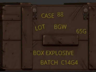 Two military bases 3D print model