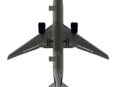 Boeing 777-200ER Aeromexico 3D model
