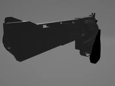 44 magnum Free low-poly 3D model