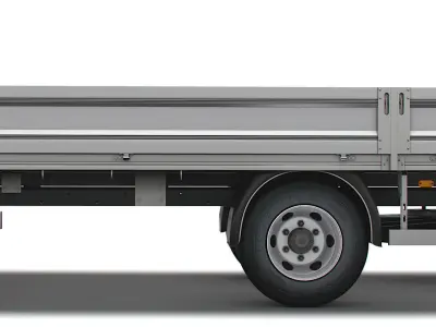 GMC W3500 Rigid body truck 2021 3D model