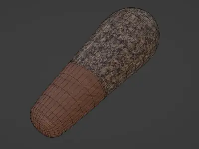 Mortar Free low-poly 3D model