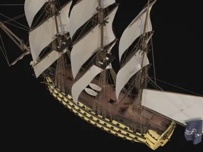 HMS Endeavour 3D model