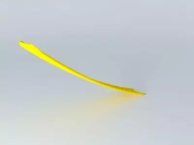 Aft wing emergency exit Free 3D model